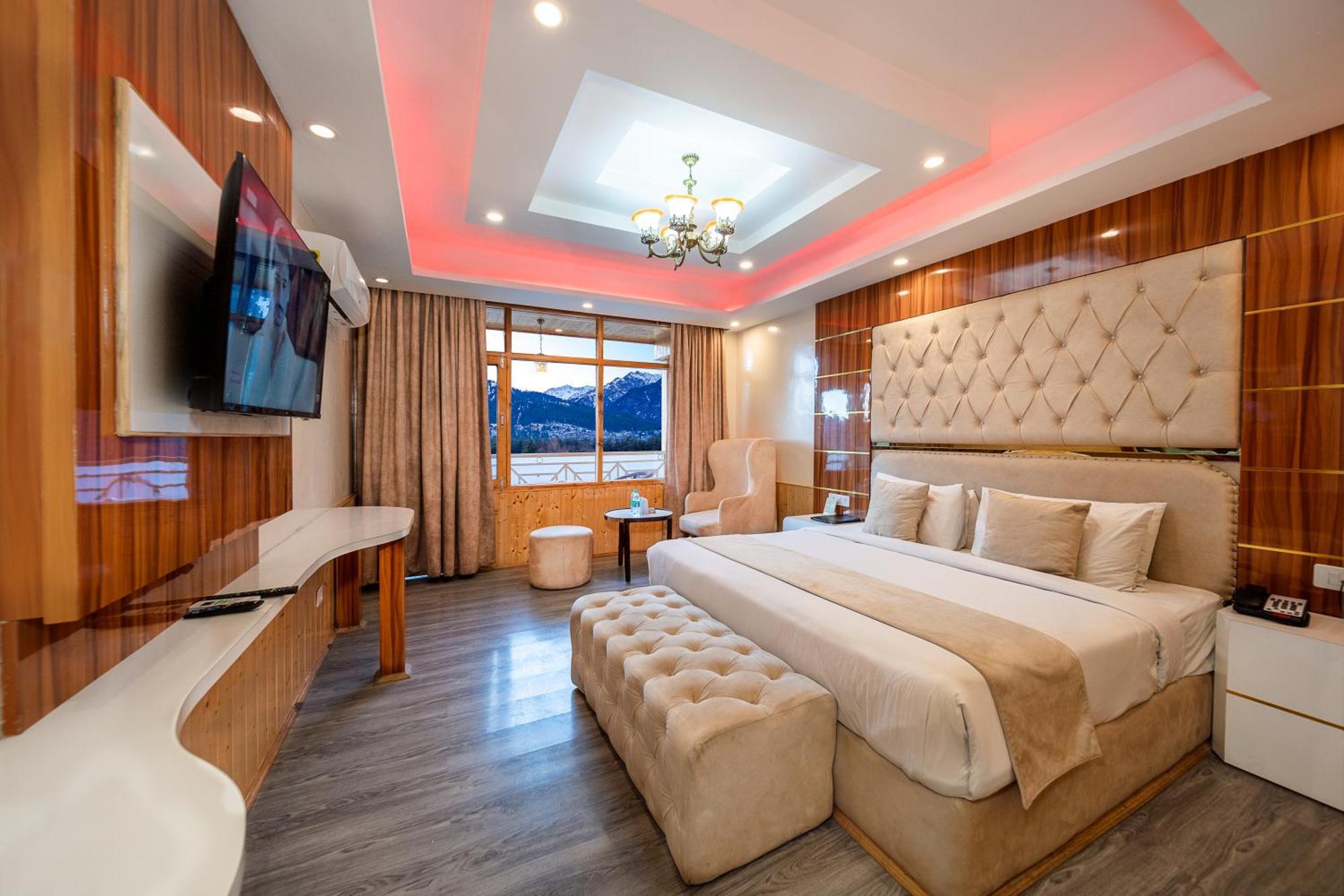 West Western Resort Manali #Neartomallroad #Gym #Lawn #Playingzone #Pooltable #Kidsfriendly #Mountainview #Tabletennis #Familyfriendly #Privateparking Eksteriør billede